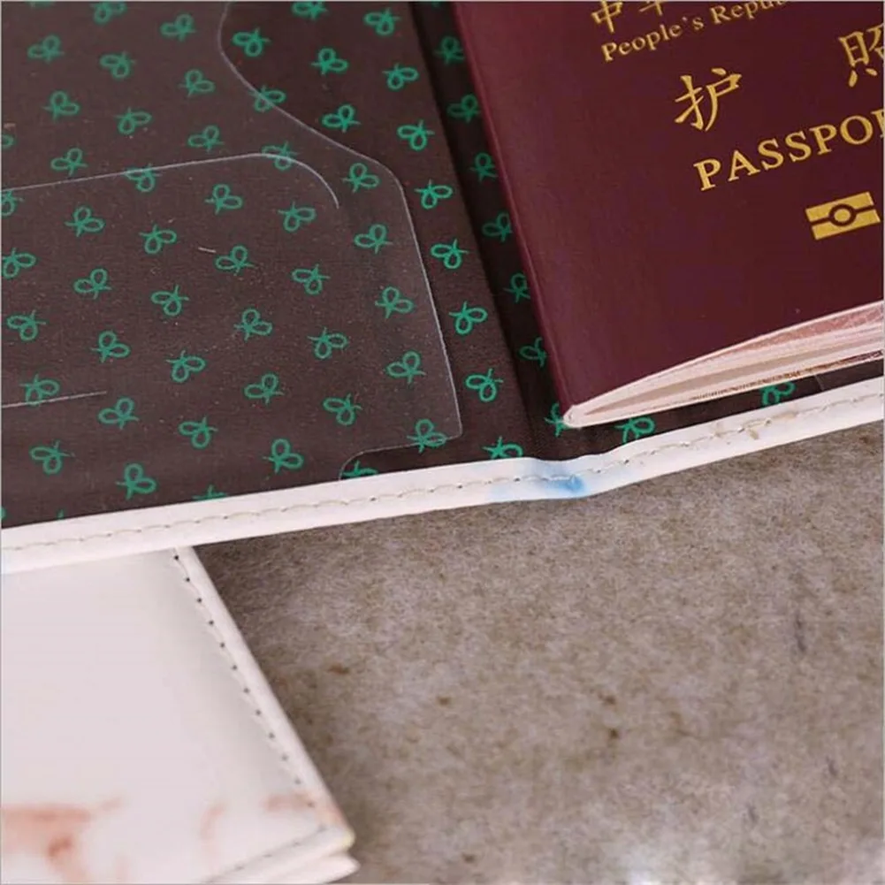 Women Men Passport Cover Pu Le - Travel Accessories Pouch For Men 리뷰 및 가격