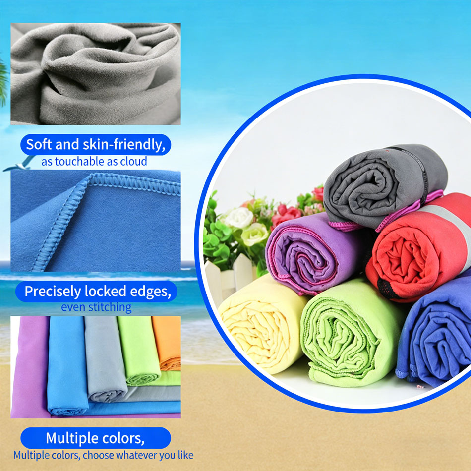 1PC Microfiber Beach Towel Qui - Travel Towel Quick Dry 리뷰 및 가격