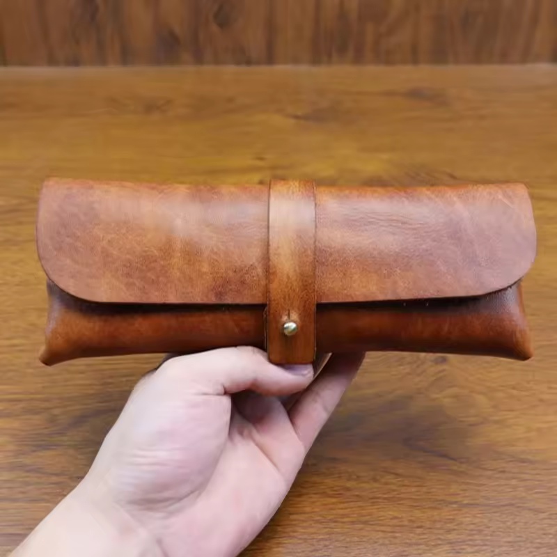 Vintage Cow Leather Pipe Bag H - Travel Accessories Pouch For Men 리뷰 및 가격