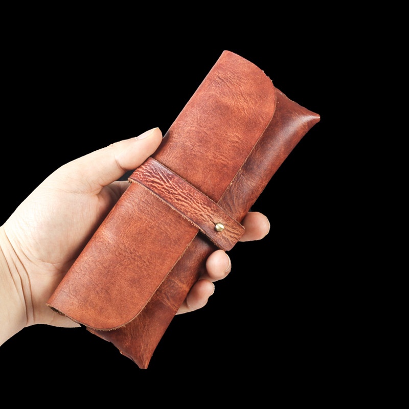Vintage Cow Leather Pipe Bag H - Travel Accessories Pouch For Men 리뷰 및 가격