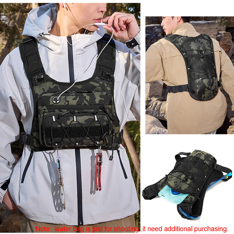 Tactical Bag Front Chest Rig V - Hydration Pack Backpack 리뷰 및 가격