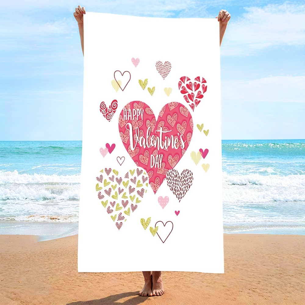 Heart Symbol Bath Towel 27x55i - Travel Towel Quick Dry 리뷰 및 가격