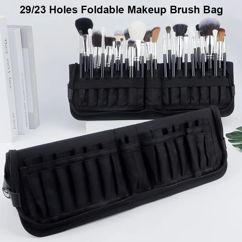 29/23 Holes Foldable Makeup Br - Travel Accessories Holder 리뷰 및 가격