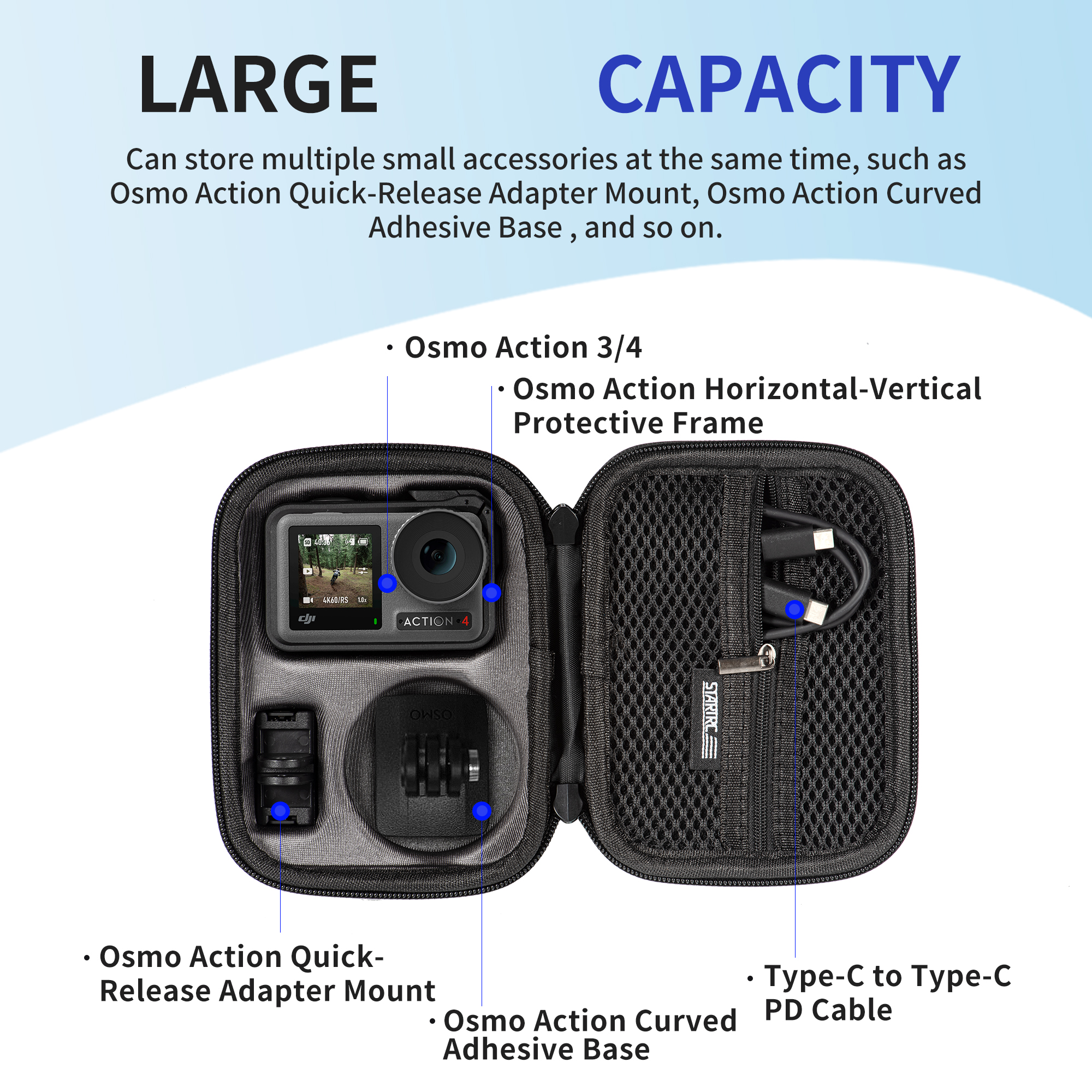 For DJI Osmo Action 5 Pro Acti - Travel Accessories Kit Bag 리뷰 및 가격