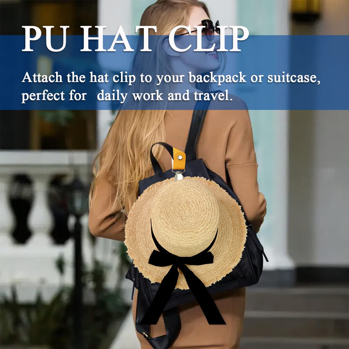 PU Leather Hat Clip for Travel - Travel Accessories Holder 리뷰 및 가격