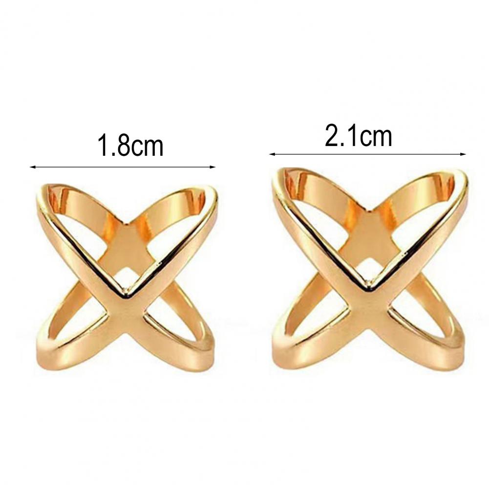 X-Shaped Scarf Clips Elegant S - Travel Accessories Gifts For Women 리뷰 및 가격