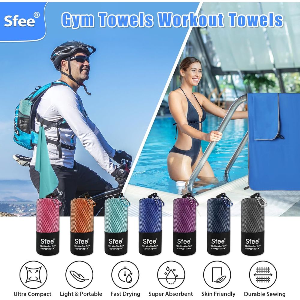 Compact Large Absorbent Travel - Travel Towel Quick Dry 리뷰 및 가격