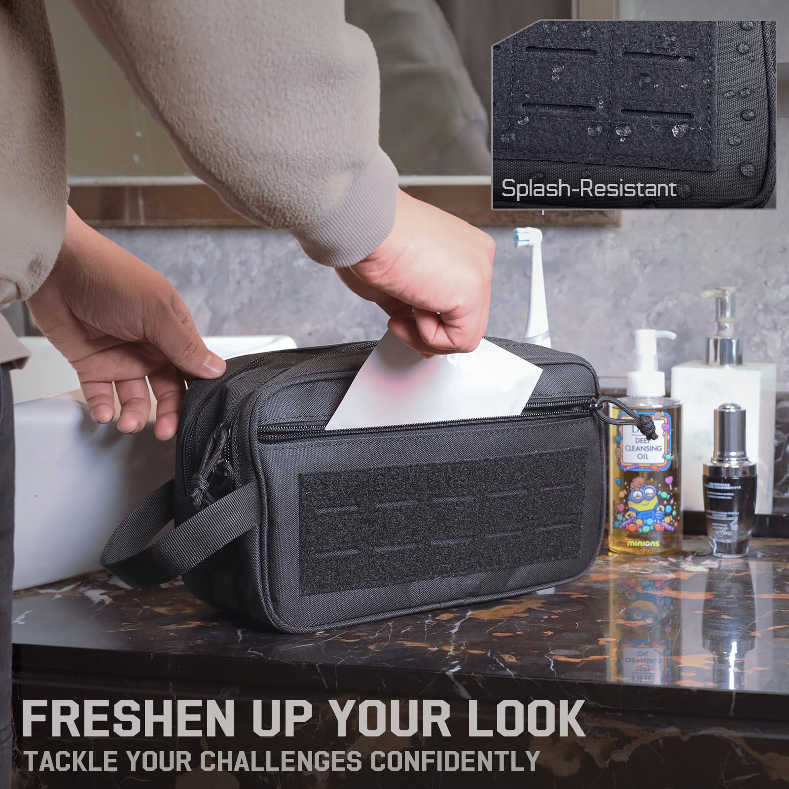 Tactical Toiletry Bag for Men, - Travel Accessories Pouch For Men 리뷰 및 가격