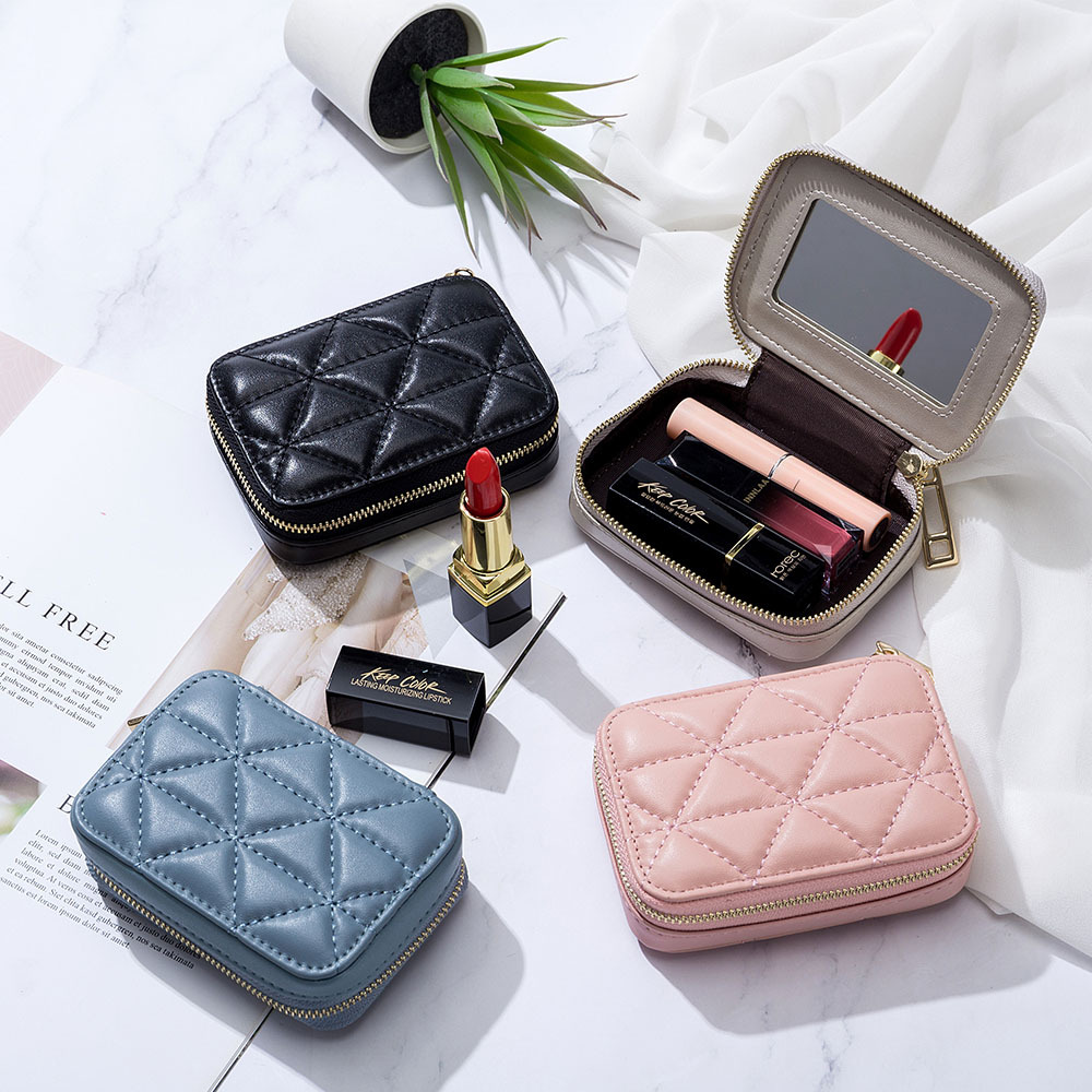 New PU Lipsticks Storage Bag W - Travel Ziplock Bags 리뷰 및 가격