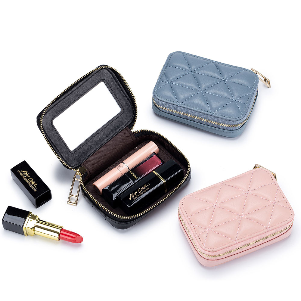 New PU Lipsticks Storage Bag W - Travel Ziplock Bags 리뷰 및 가격