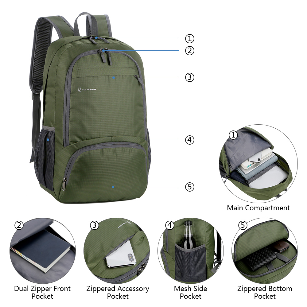 Lightweight Foldable Backpack  - Packable Daypack Foldable 리뷰 및 가격