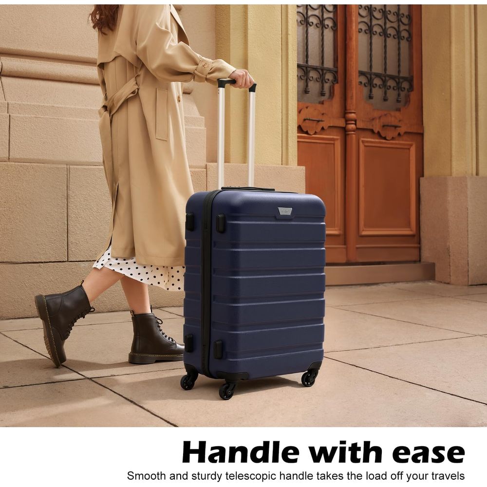 Navy 3 Piece Lightweight Durab - Travel Lock Tsa Approved 리뷰 및 가격