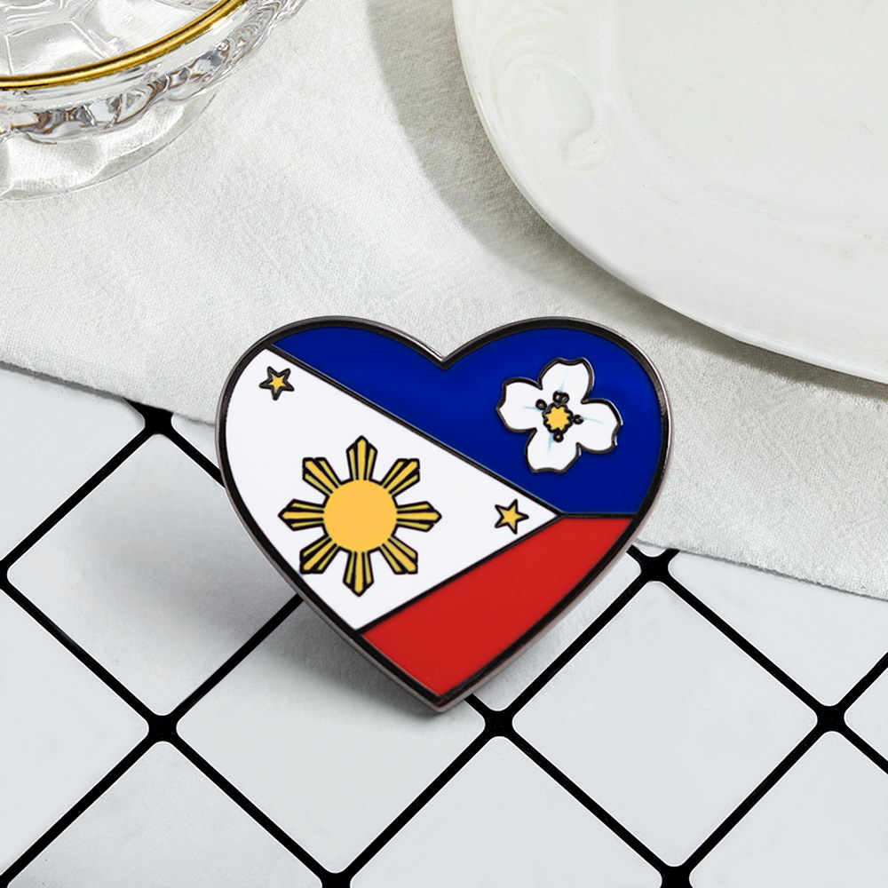 1 Pc Philippines Heart Flag En - Travel Accessories Philippines 리뷰 및 가격